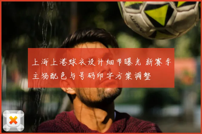 上海上港球衣设计细节曝光 新赛季主场配色与号码印字方案调整